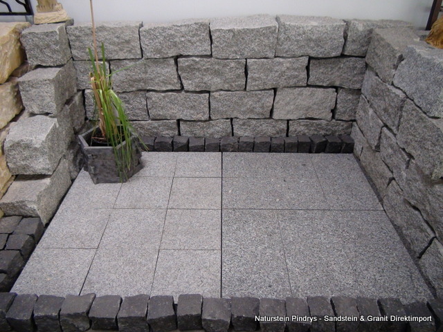 Granit Mauersteine 20x20x40 cm, Natursteinmauer eBay